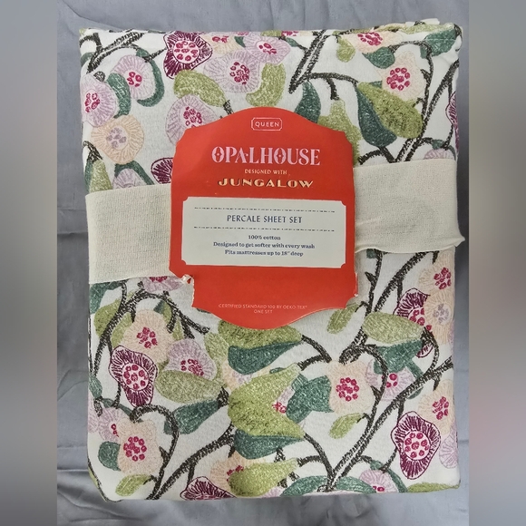 Opalhouse Other - Opalhouse Percale Sheet Set with Floral Design
